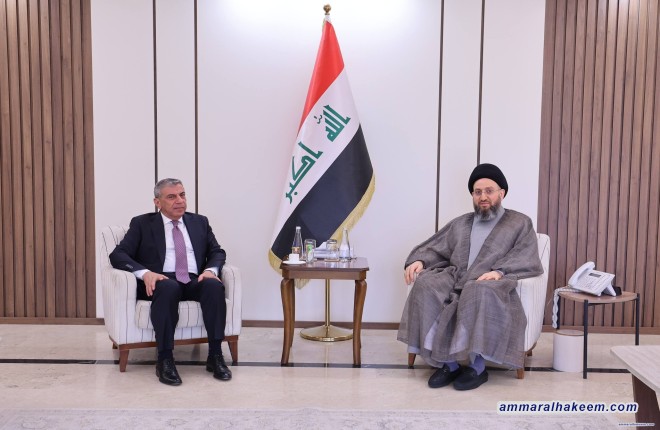 السيد الحكيم يؤكد دور المقاولين العراقيين في توفير فرص العمل وتقليل البطالة