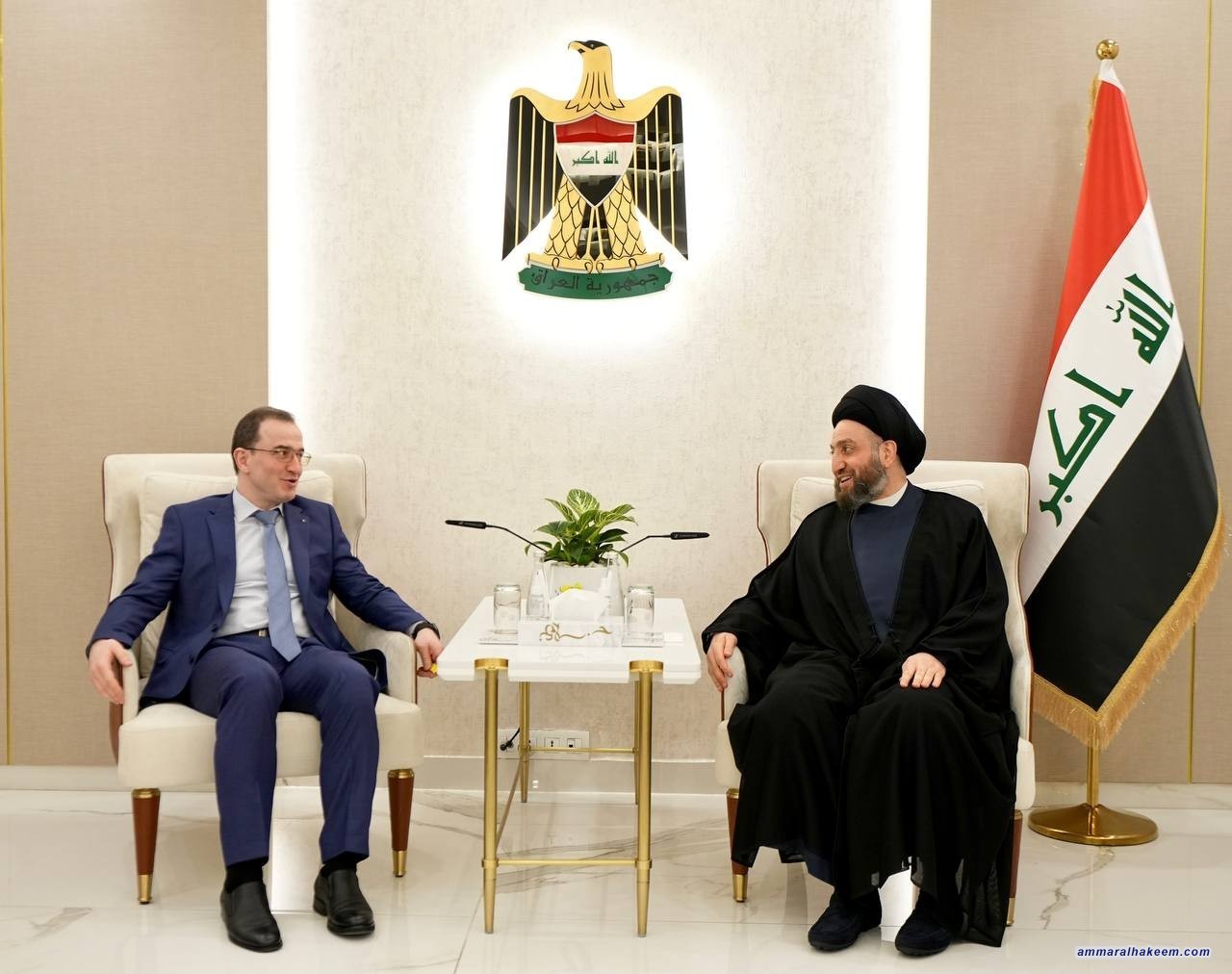 السيد الحكيم يشدد على استثمار المشتركات بين العراق وروسيا وتنسيق المواقف بشأنها