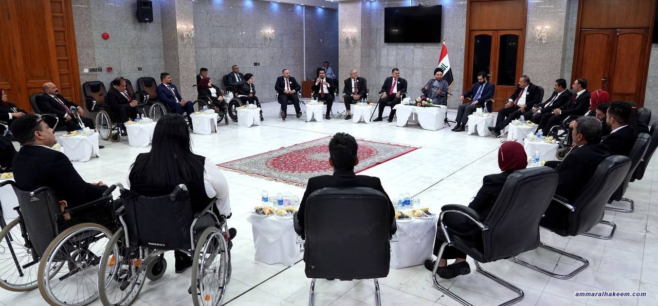 السيد الحكيم يبارك لذوي الإعاقة يومهم العالمي ويدعوهم لانتخاب ممثلين عنهم وايصالهم الى مركز القرار