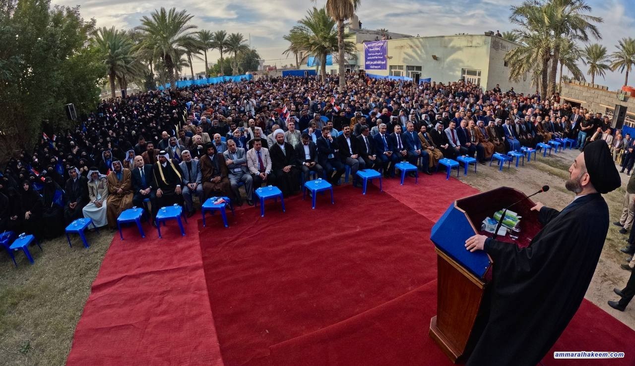 Sayyid Al-Hakeem calls Wasit’s Al-Hikma leaders to familiarize people with their project, invite them not to succumb to waves of targeting and defamation