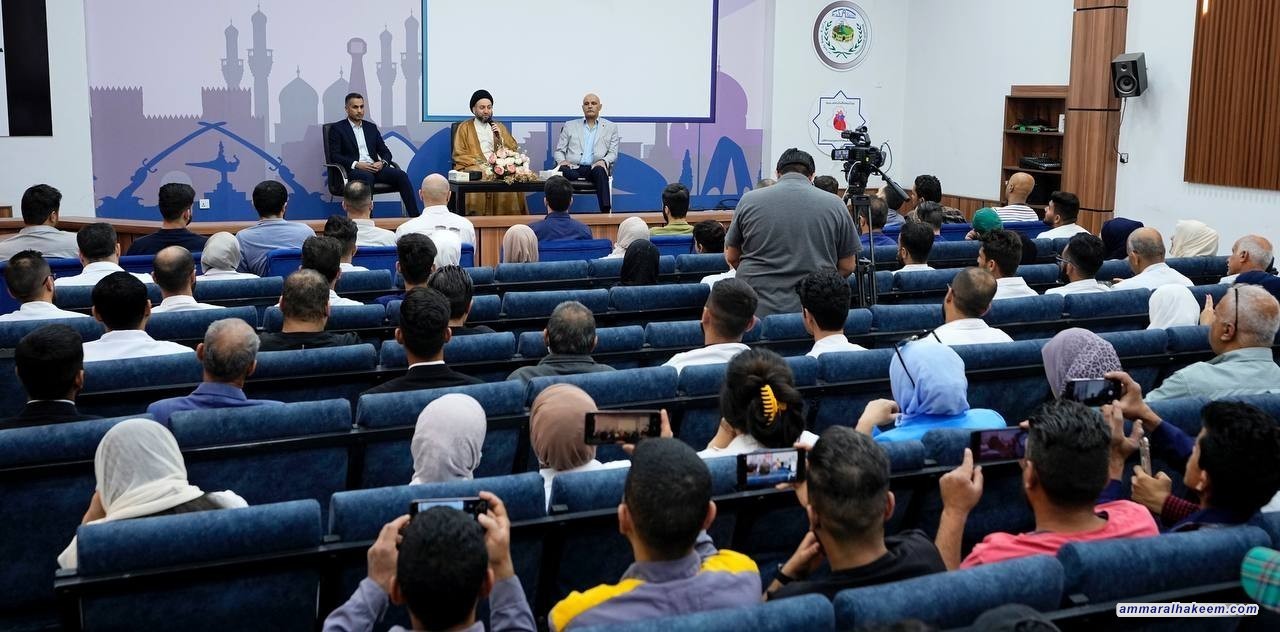 السيد الحكيم.. يزور مستشفى ابن البيطار ويشيد بادوار الكادر الصحي وتضحيات الجيش الابيض