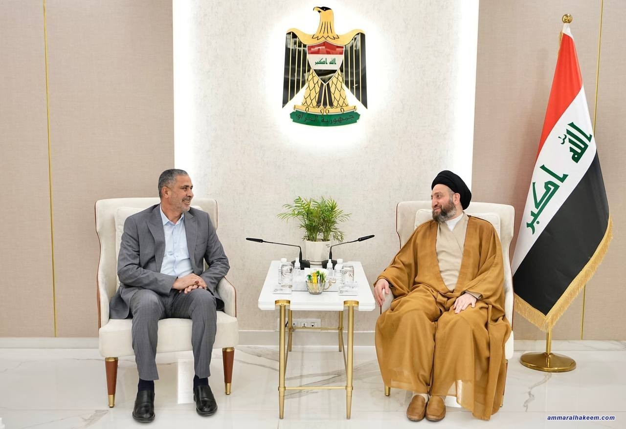 السيد الحكيم يستقبل وفد حركة الجهاد والبناء برئاسة جواد الساعدي