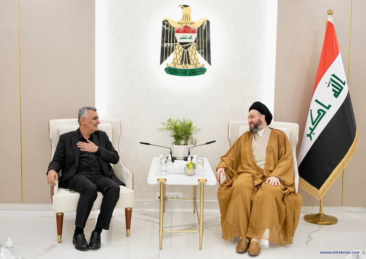 السيد الحكيم يؤكد على الحوار لحل الاشكالات العالقة بين الحكومة الاتحادية وحكومة الاقليم