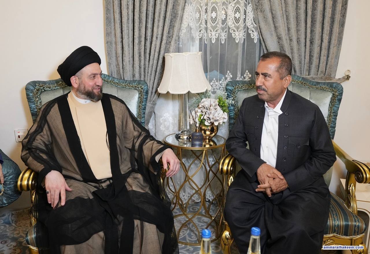 سەماحەتی حەكیم چاوی بە حاجی بەختیار شێخی عەشیرەتی بیسرێ و چەند كەسایەتیەكی ناسراو كەوت