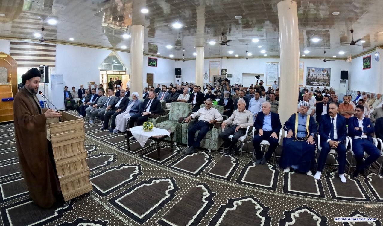 السيد الحكيم يشيد بتضحيات تازة ويستذكر دور فتوى المرجعية الدينية في تحقيق النصر على داعش