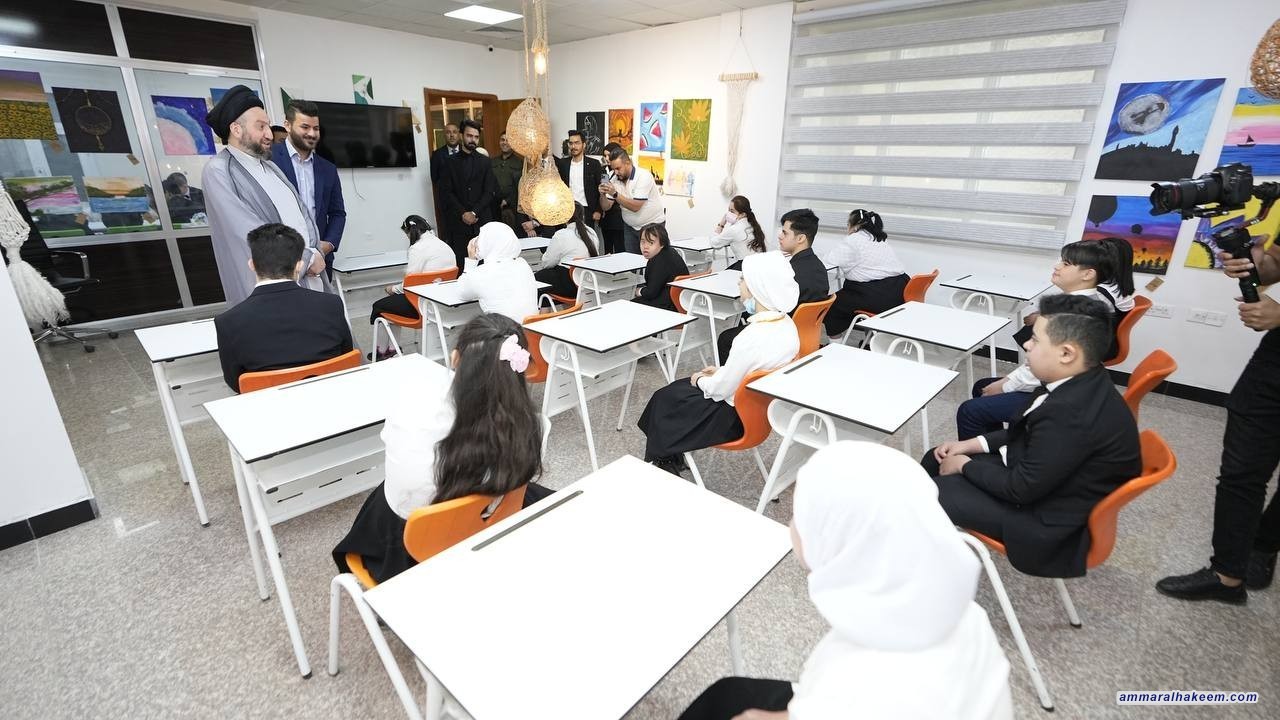 سەماحەتی حەكیم سەردانی ئەكادیمیای شەڕكەرە خاوەن پێداویستی تایبەتی كرد