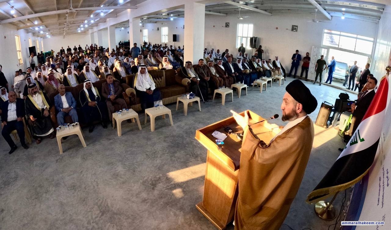 السيد الحكيم يحذر من مخطط يستهدف المجتمع العراقي عبر استهداف رموزه الدينية والاجتماعية والعشائرية والثقافية