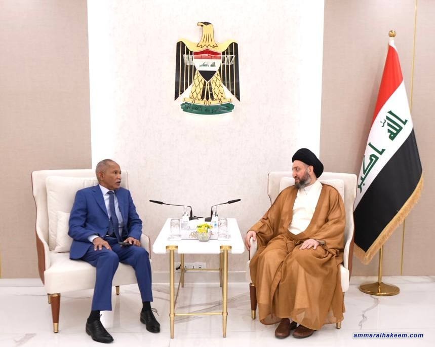 Sayyid Al-Hakeem discusses Iraq-Sudan bilateral ties with Sudanese Ambassador