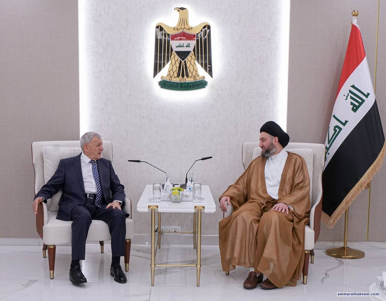 السيد الحكيم.. الاستقرار الحالي نتيجة لتضحيات ودماء العراقيين والحفاظ عليه مسؤولية الجميع