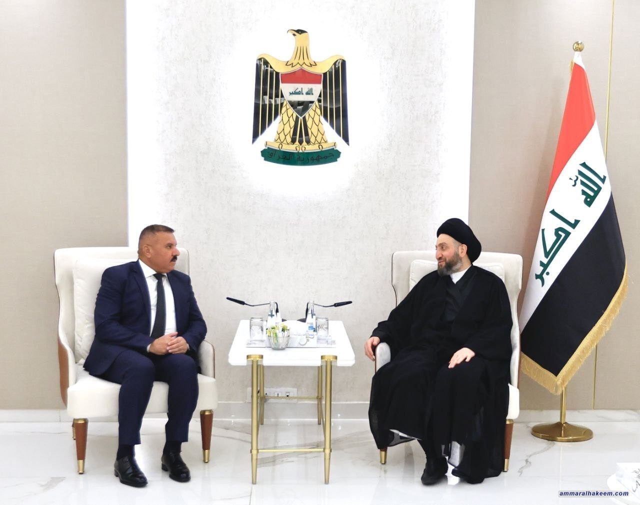 Sayyid Al-Hakeem Discusses Strengthening Baghdad-Islamabad Relations Across All Fronts with minister of interior