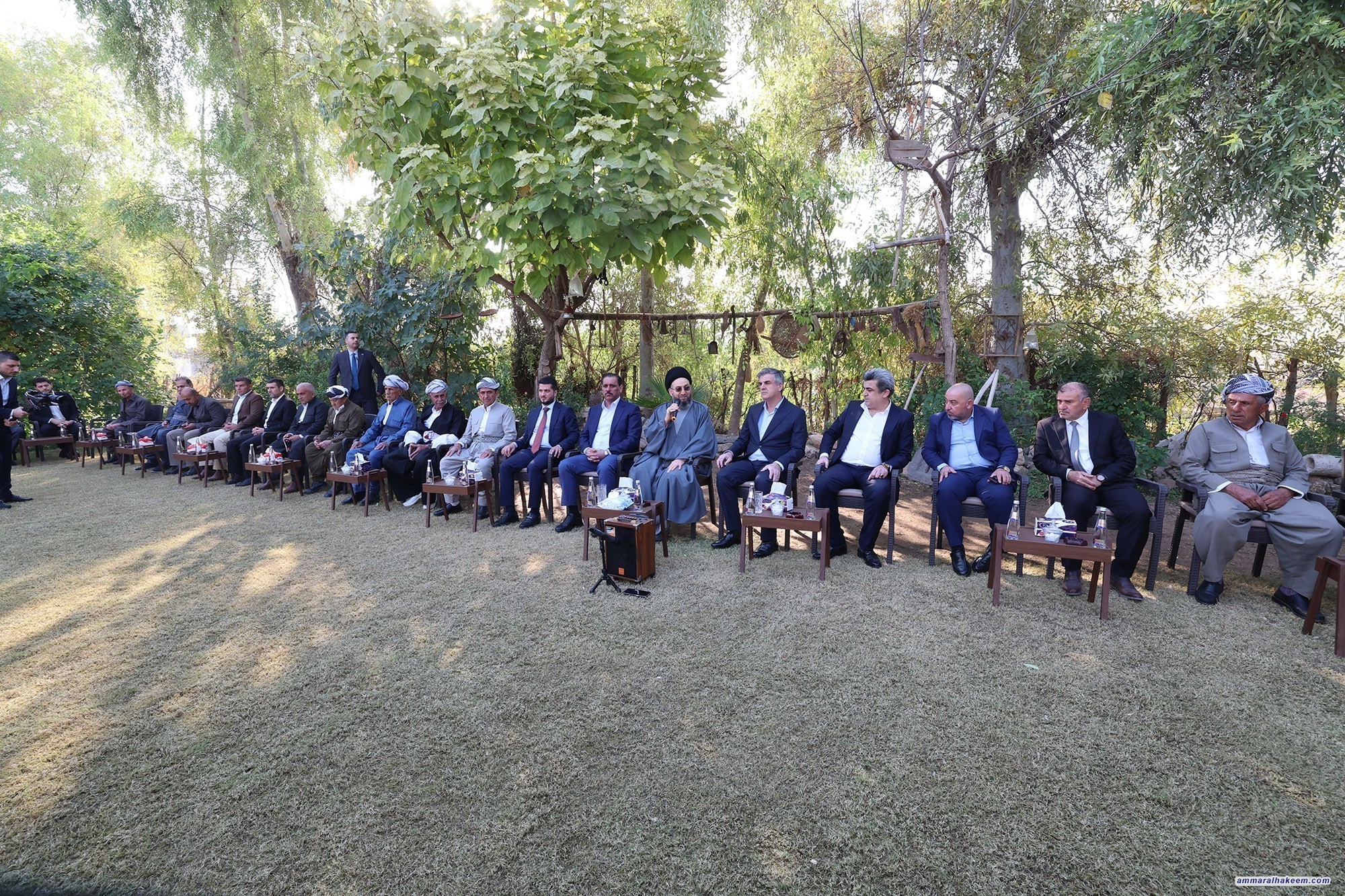 Sayyid Al-Hakeem Meets with Al-Zebari Sheikhs and Dignitaries, Praises Arab-Kurdish Relations