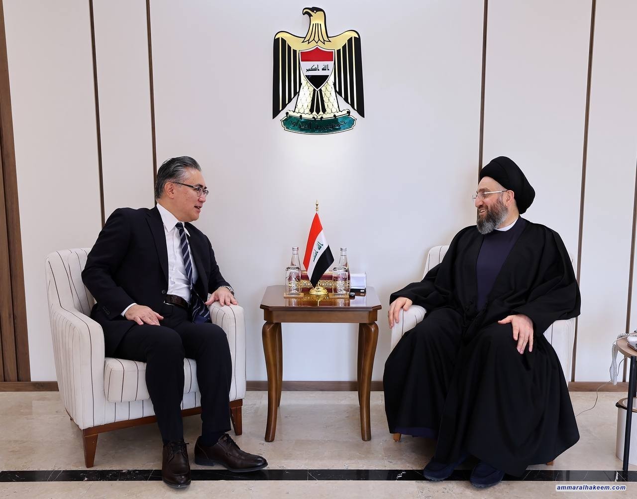 Sayyid Al-Hakeem Stresses Iraq’s Economy Diversification, Abandon Rentier State with Japanese Ambassador