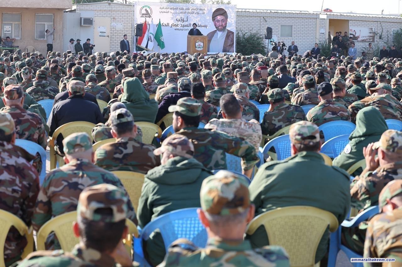 Sayyid Al-Hakeem Praises Imam Ali (PBUH) Brigade role to Ensure Al-Najaf Al-Ashraf‘s Security, Despite Public's Lack of Awareness Due to Its Deployment Locations