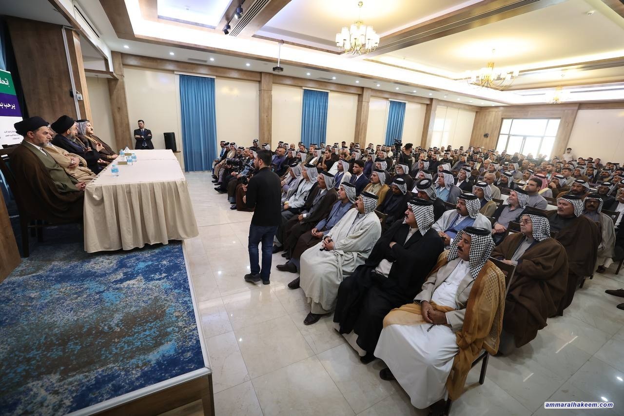 السيد الحكيم يشيد بجهود الفلاحين بزراعة ارضهم وتحقيق الاكتفاء الذاتي
