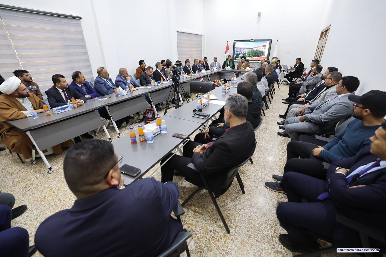 السيد الحكيم يشدد على أهمية الموازنة بين الكم والنوع في الدراسات العليا والاختصاصات وأهمية مواءمة المخرجات مع سوق العمل