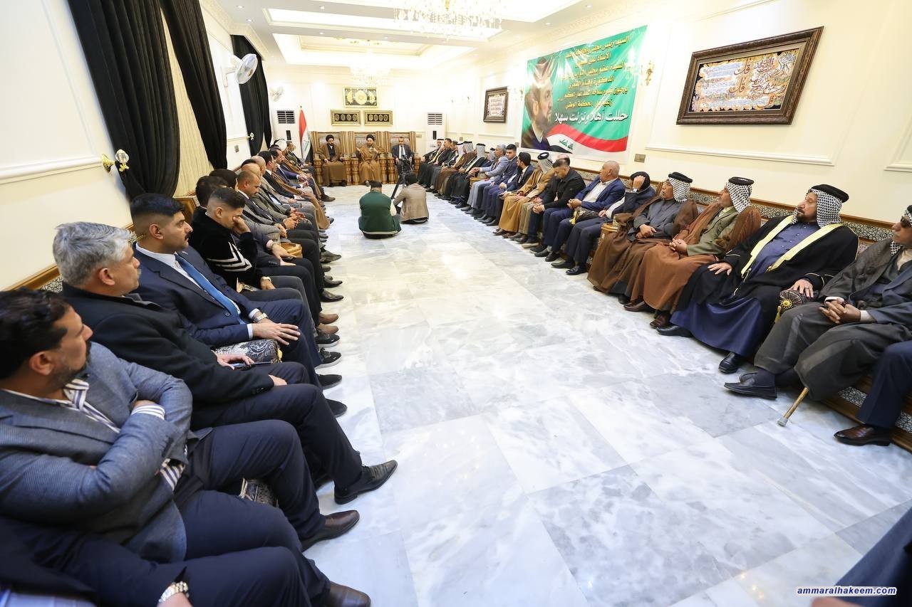 Sayyid Al-Hakeem Praises Iraq’s Support for Palestinian, Lebanese Peoples