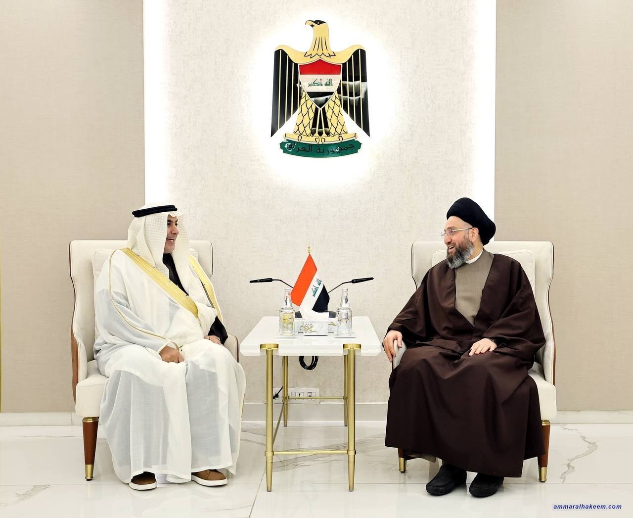 Sayyid Al-Hakeem Discusses Strengthening Bilateral Relations, Regional Developments with Saudi Ambassador