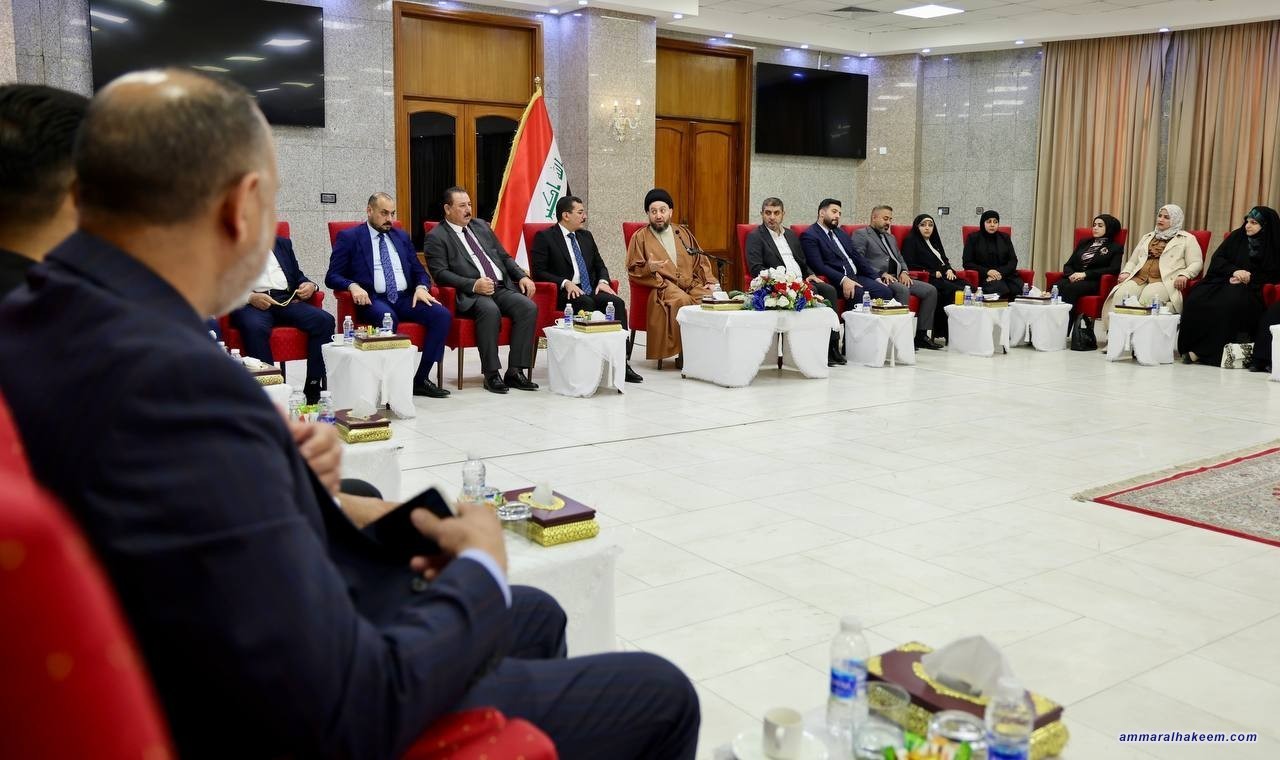 Sayyid Al-Hakeem calls to provide services to Baghdad’s suburbs, stresses decentralization in the country