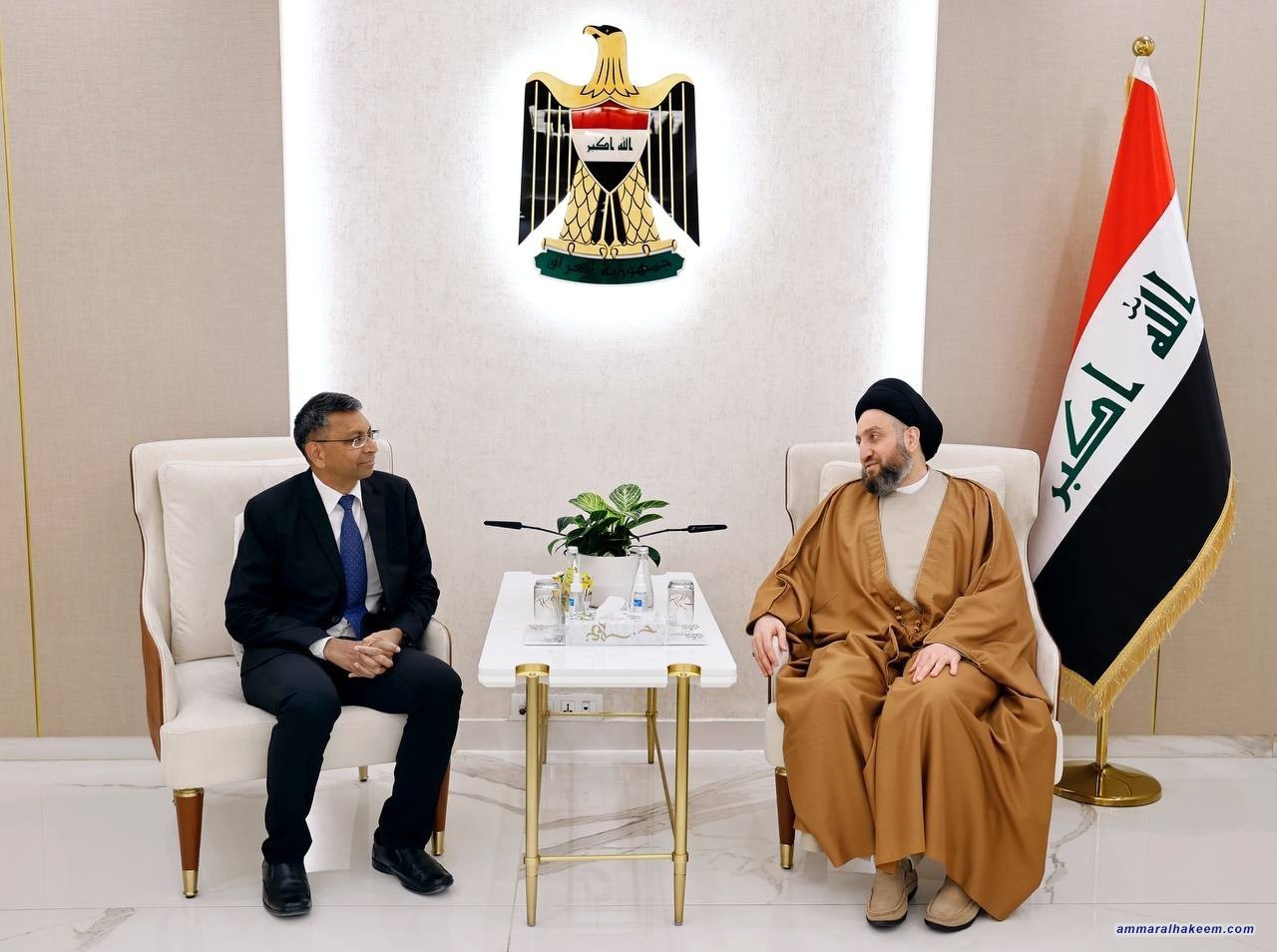 Sayyid Al-Hakeem discusses bilateral ties with Indian Ambassador