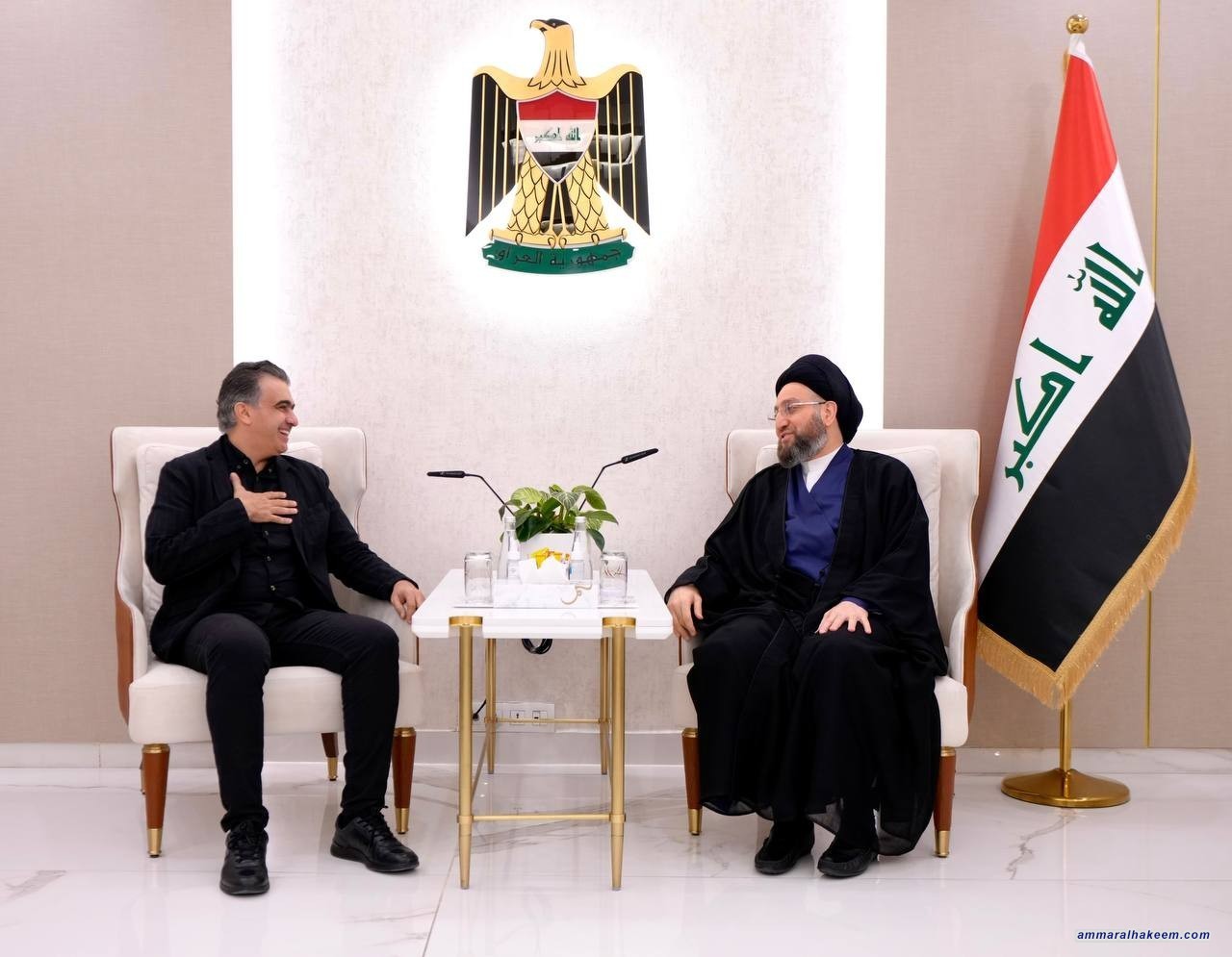 Sayyid Al-Hakeem meets IDA head, calls to support deprived segment