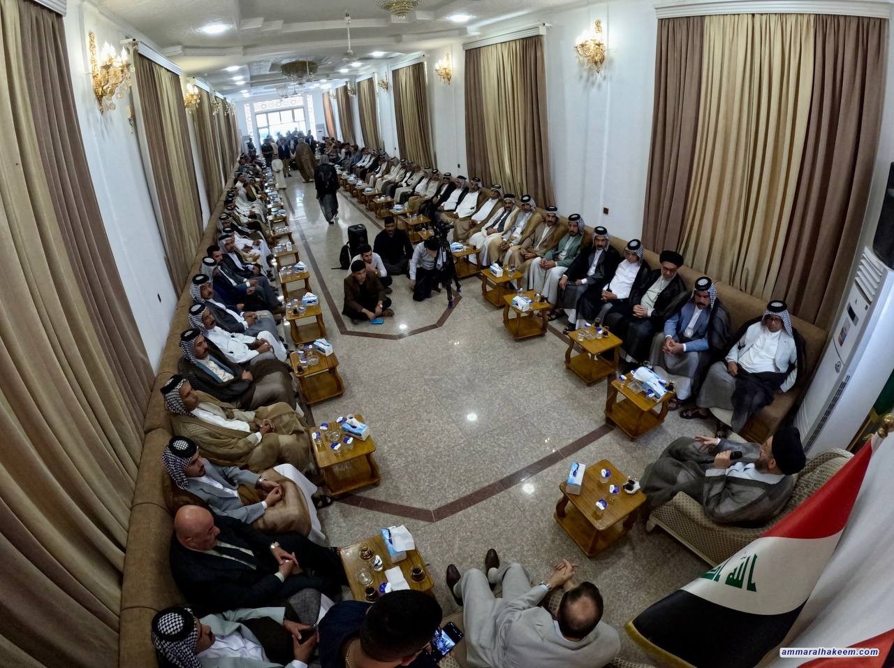 Sayyid Ammar Al-Hakeem: There are indicators of optimism, including relative financial abundance and the desire for success for both the federal government and local governments.
