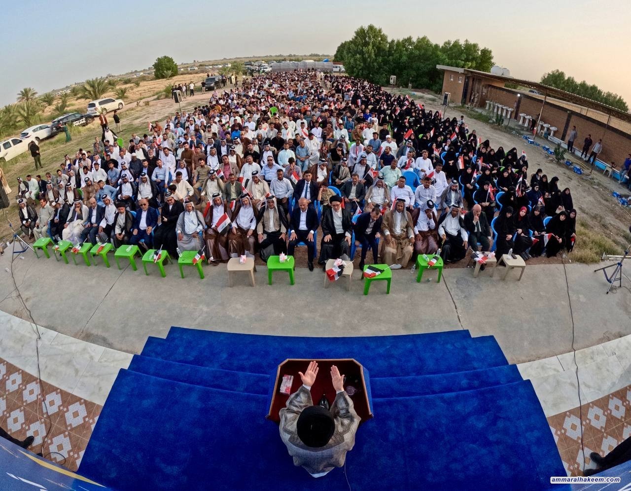 Sayyid Al-Hakeem calls on organizational leaders in Diwaniyah to work for the service of the people of Diwaniyah