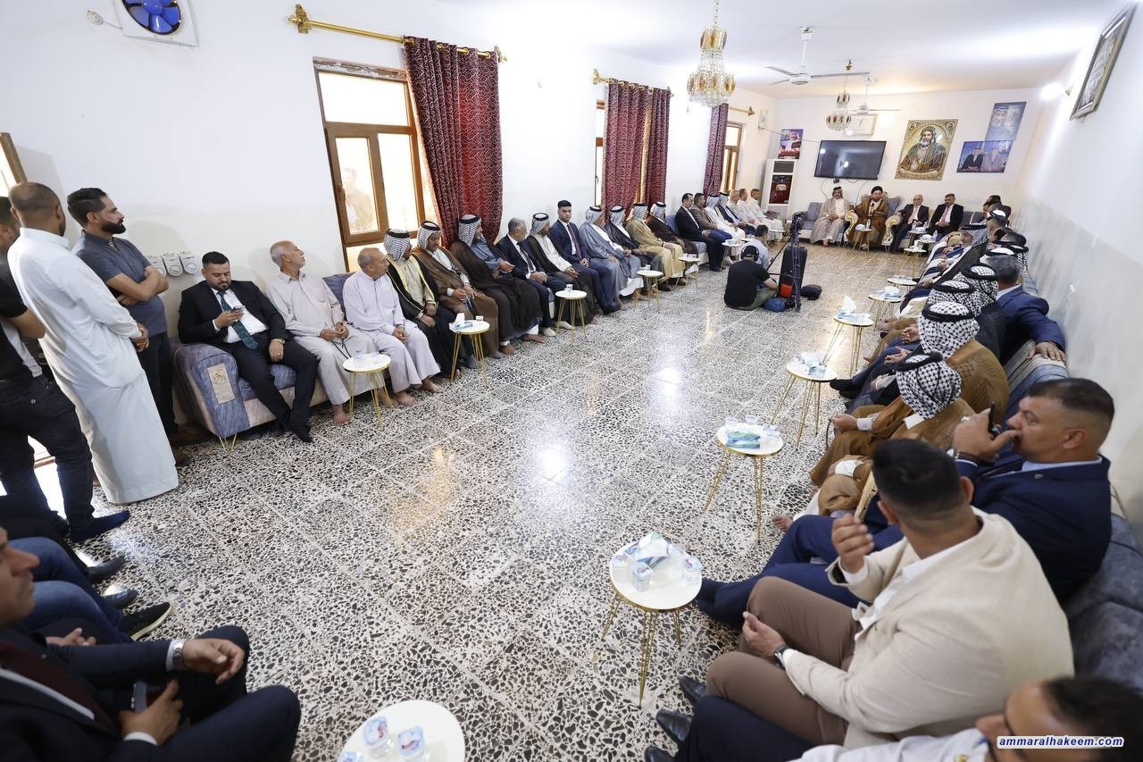 السيد الحكيم.. عجلة الإعمار انطلقت والمرحلة مرحلة اعمار وخدمات
