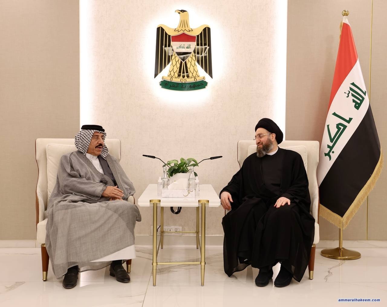 Sayyid Al-Hakeem Meets Shammar Al-Tawga Sheikh, Reflects on Historical Relations with the Esteemed Trib