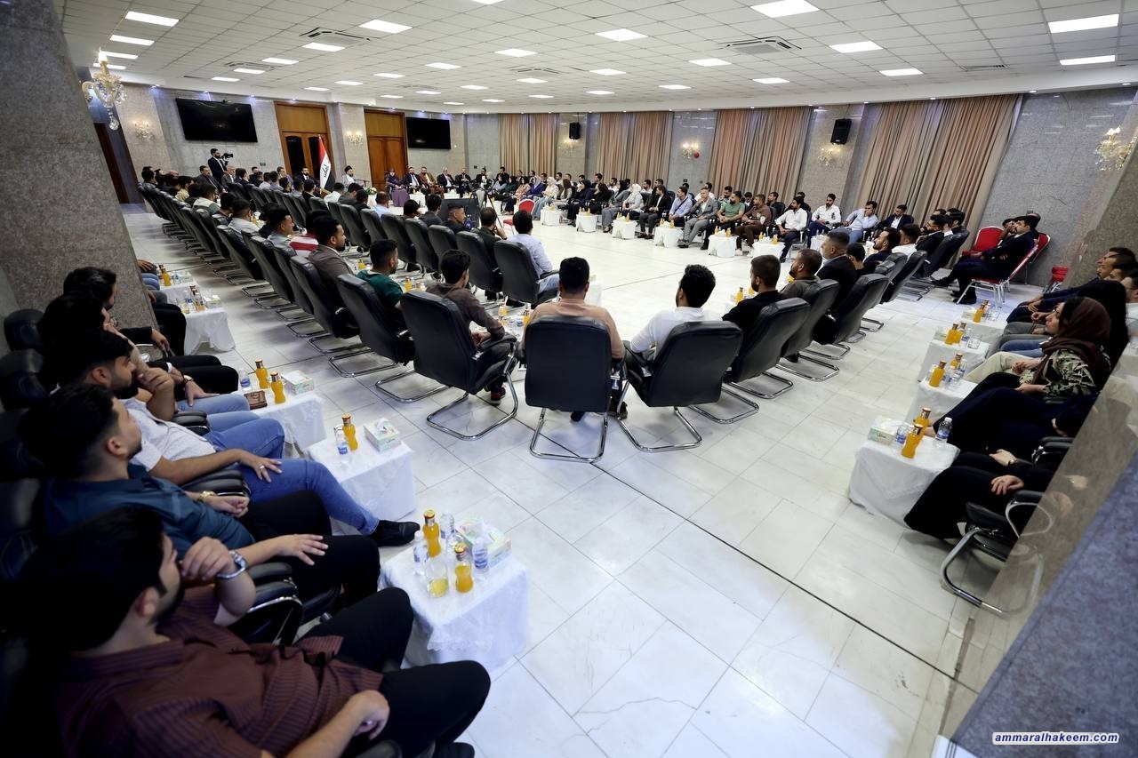 السيد الحكيم يلتقي ممثلي ذوي المهن الصحية والطبية بحضور رؤساء واعضاء مجالس النقابات المعنية