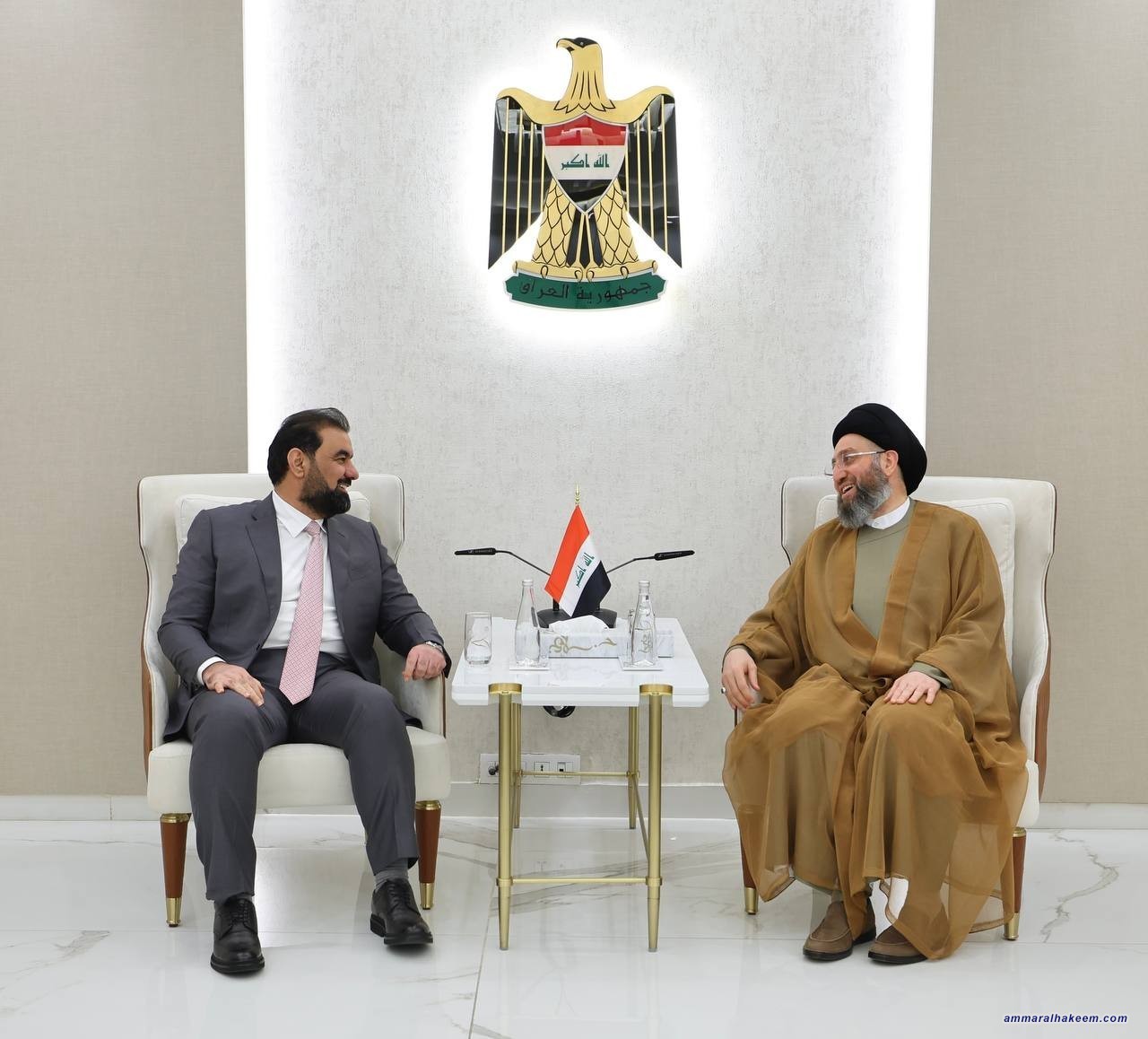 Sayyid Al-Hakeem Meets Parliamentary Bloc’s, Baghdad’s Taqadum Bloc’s Leader