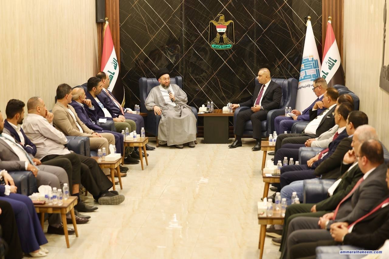 Sayyid Al-Hakeem Emphasizes Iraqi Civil Society Movement Importance, Calls for "Heist of the Century" Public Trial