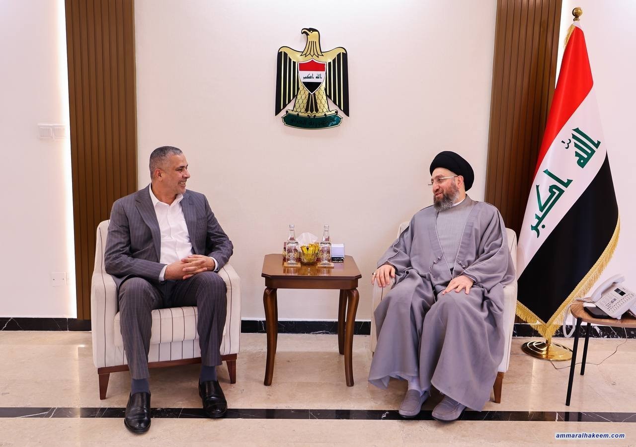 Sayyid Al-Hakeem Meets with Jawad Al-Saadi, Jihad Wa Binaa’ Movement Secretary-General
