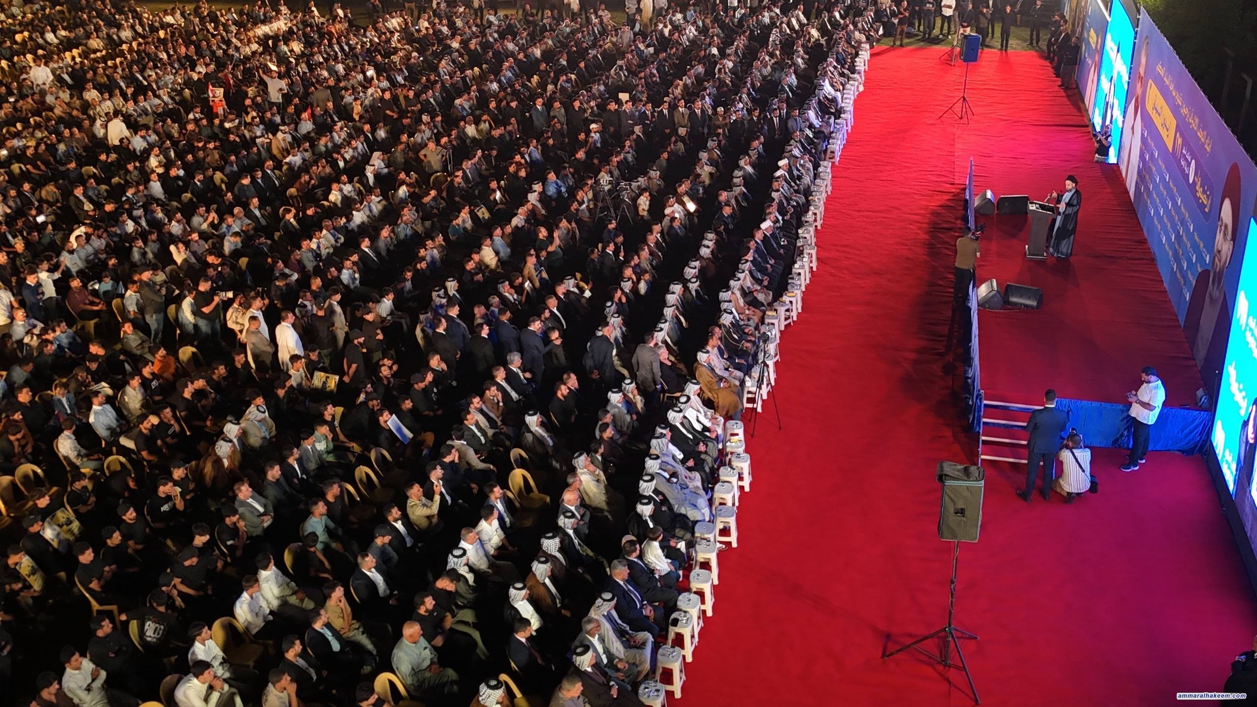 Al-Hakeem from Al-Najaf Al-AShraf Calls to Empower Moderation Powers, Preserve Achievements Earned Through Sacrifice