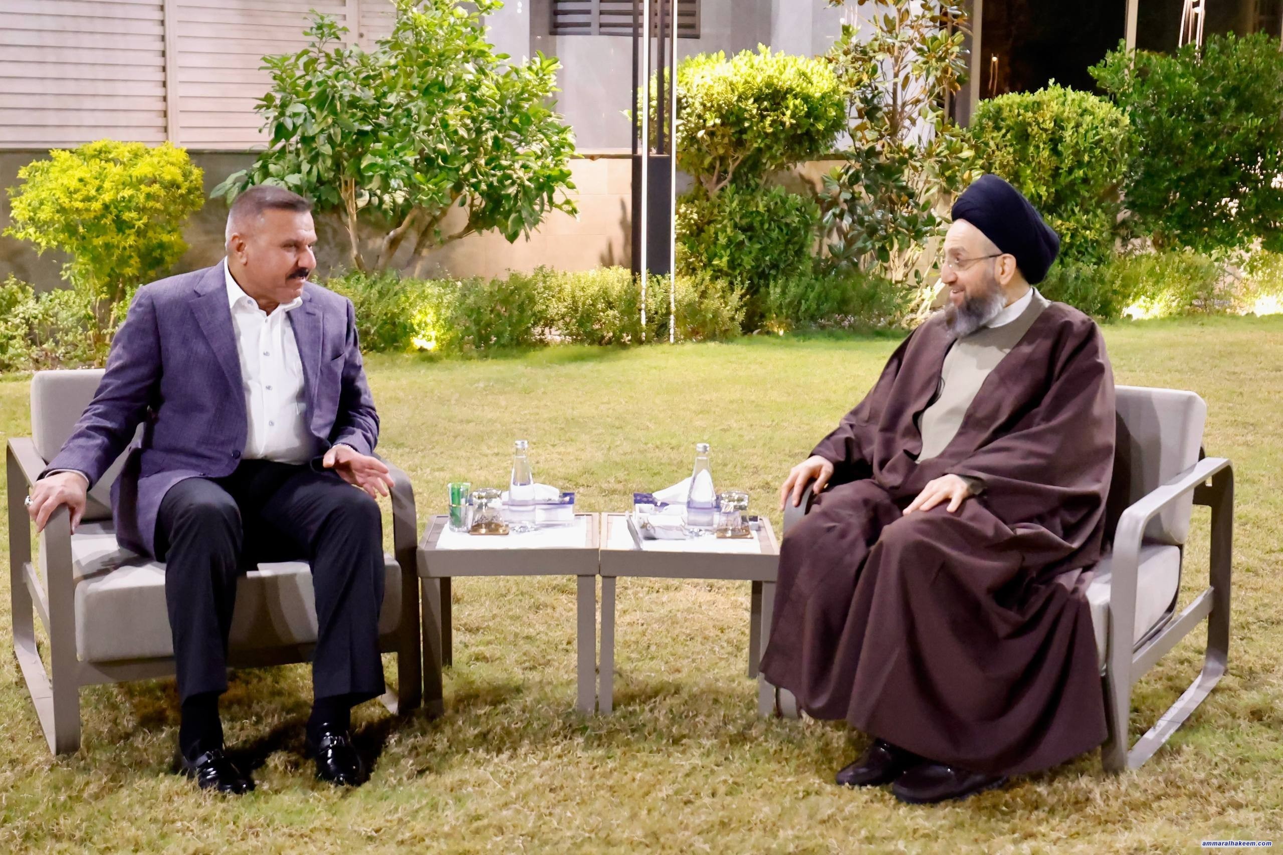 السيد الحكيم يشيد بجهود الداخلية في تأمين الانتخابات ويدعو لتعزيز الأتمتة وتمكين الشرطة من مسك الملف الأمني داخل المدن