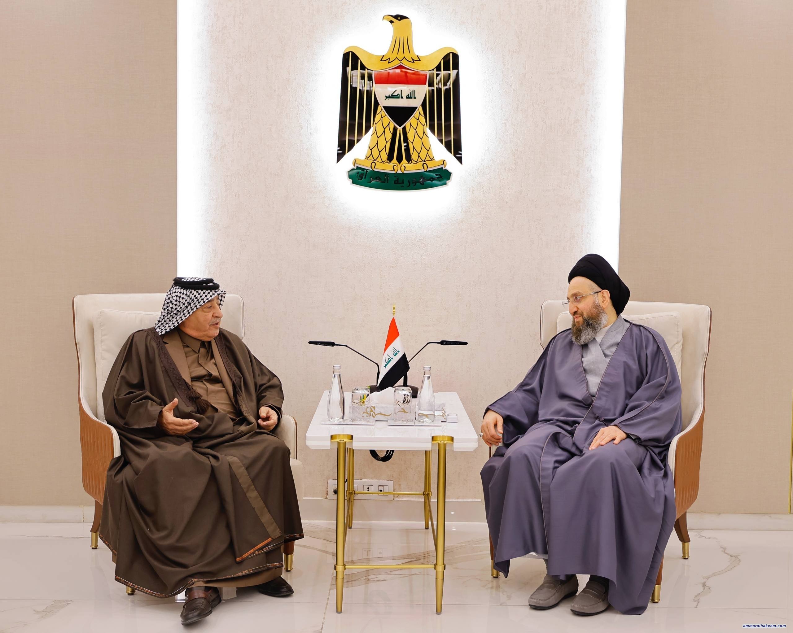 Sayyid Al-Hakeem receives Farmers’ Associations delegation, emphasizes agriculture support, addressing water scarcity through practical, sustainable solutions
