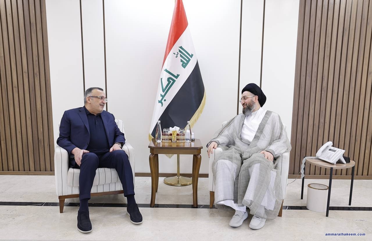 السيد الحكيم يلتقي الدكتور جمال الكربولي ويؤكد أهمية الانتخابات القادمة في ترسيخ الاستقرار