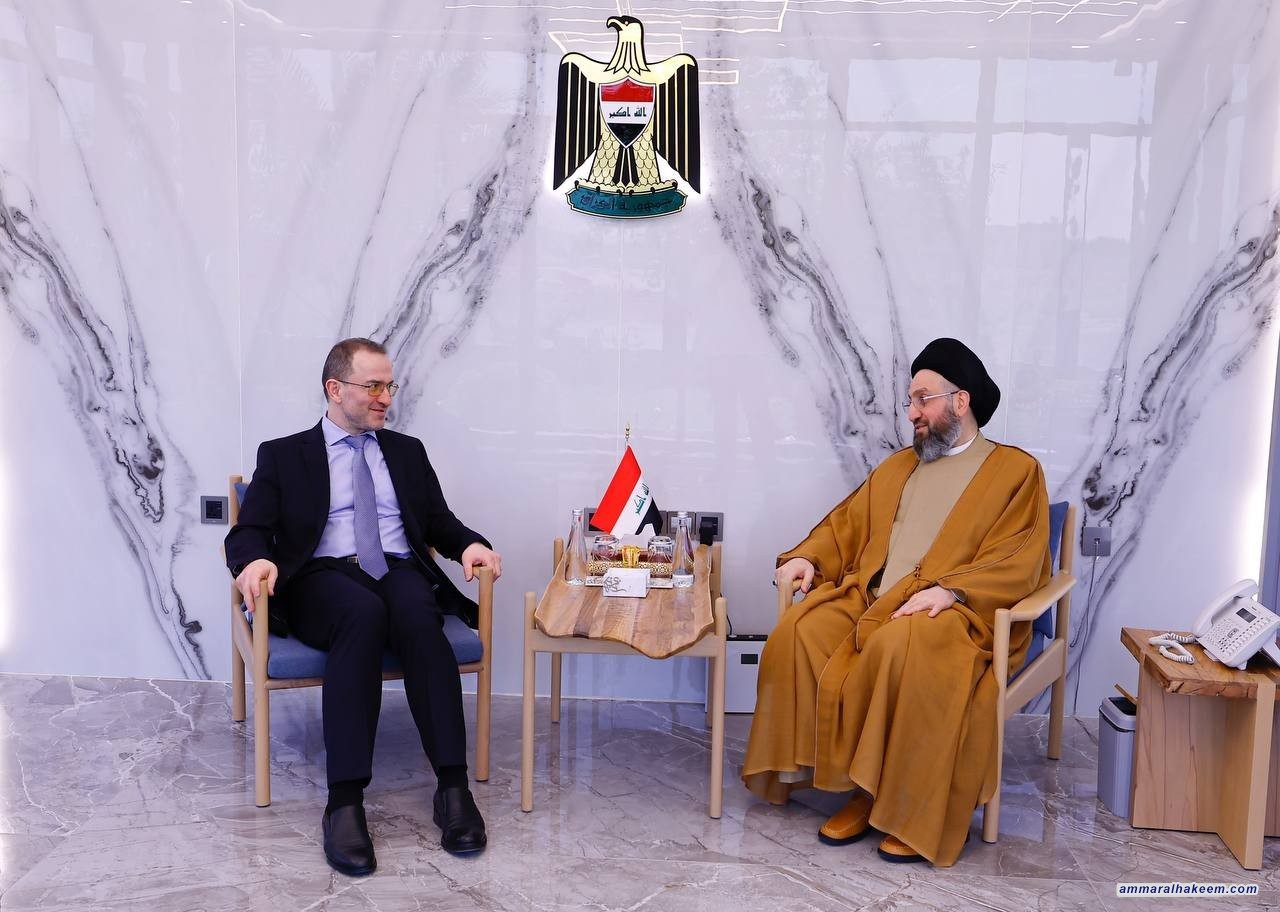 السيد  الحكيم يبحث مع السفير الروسي سبل تعزيز العلاقات الثنائية ويؤكد أهمية الإصلاح الاقتصادي والاستحقاق الانتخابي