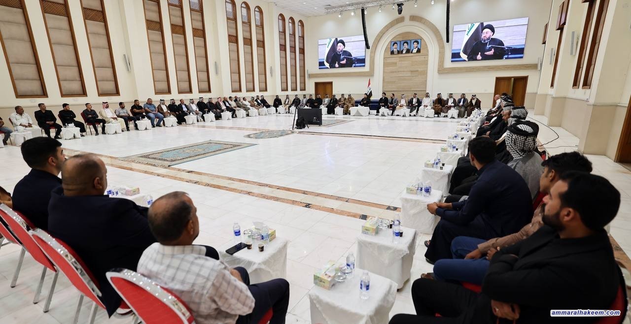 سەماحەتی حەكیم جەخت لەسەر گرنگی وانە حوسێنییەكان دەكات و گرنگی هەڵبژاردنەكانی 2025 یش دووپات دەكاتەوە