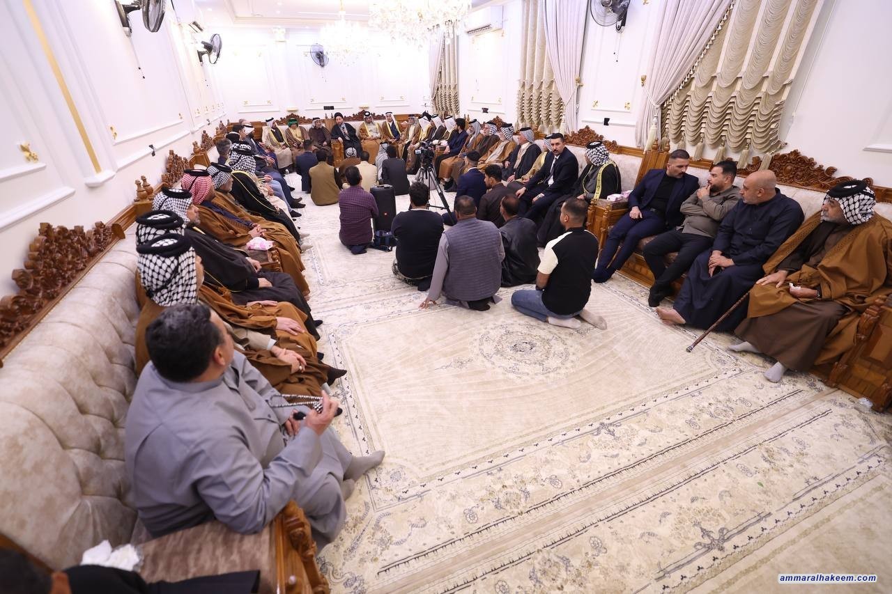 سەماحەتی حەكیم چاوی بە شێخ و پیاوە دیارەكانی هۆزی بودەراج دەكەوێت و سیتاشی ڕۆڵیان لەبنیاتنانی عێراق دەكات