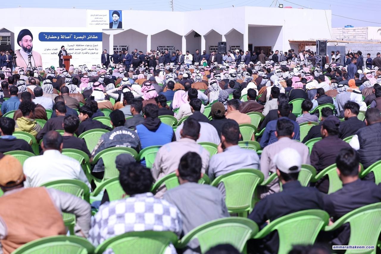 تقرير مصور .. جولة السيد الحكيم في محافظة البصرة للايام 18 – 19 – 20 / 2 /2025