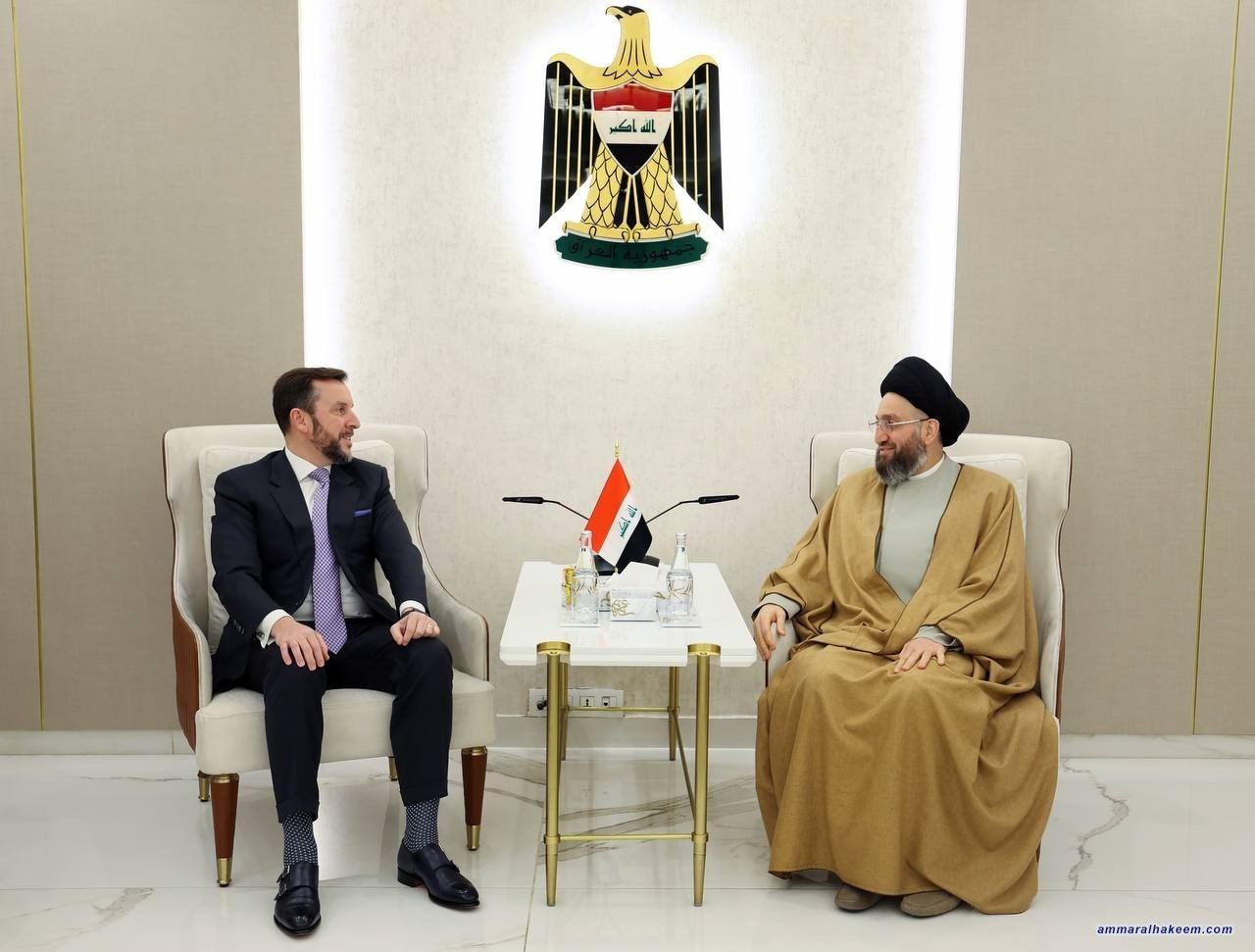 Sayyid Al-Hakeem to the Italian Ambassador: Iraq’s Stability is Essential for Regional and Global Stability