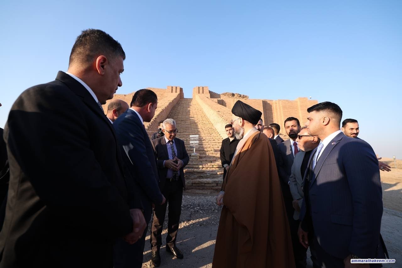 تقرير مصور .. زيارة السيد الحكيم الى محافظة الناصرية يومي  29 - 30 / 1/ 2025