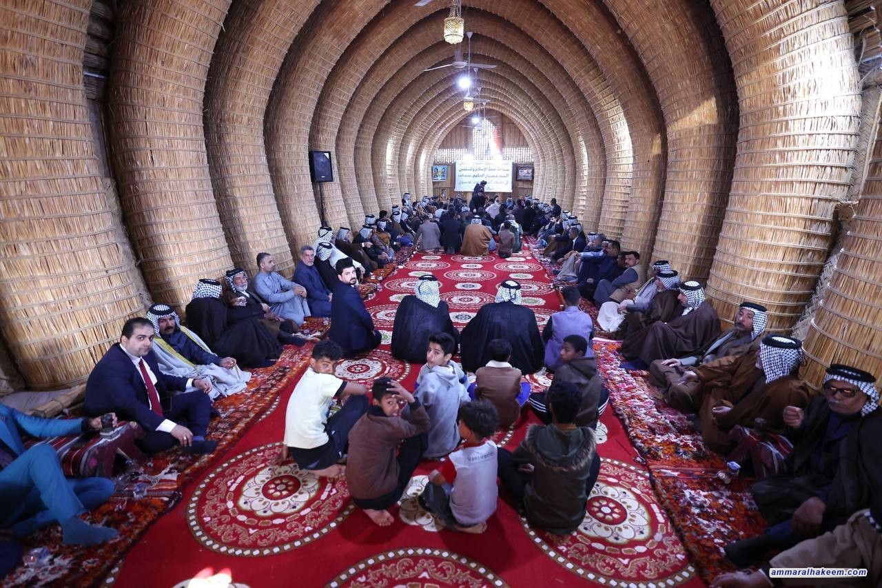 سەماحەتی حەكیم لە دیداری شیخەكانی قەزای گەرمەی بەنی سەعید دەڵێت پێویستە هاوكاری پتەوتر بكرێت ڕووبەڕووبوونەوەی ناوخۆیی و دەرەكی