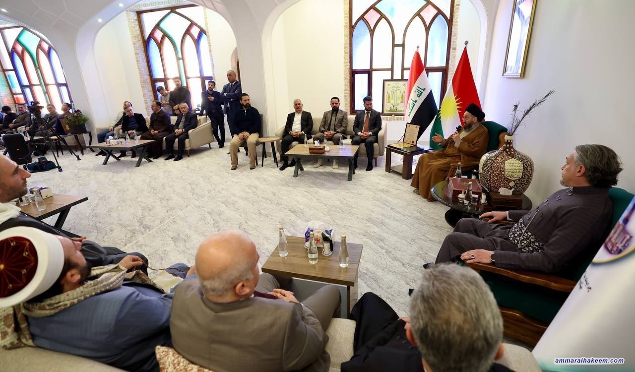 Sayyid Al-Hakeem Commends Sulaymaniyah Grand Mosque, Reflects on Historical Arab-Kurdish Brotherhood Moments