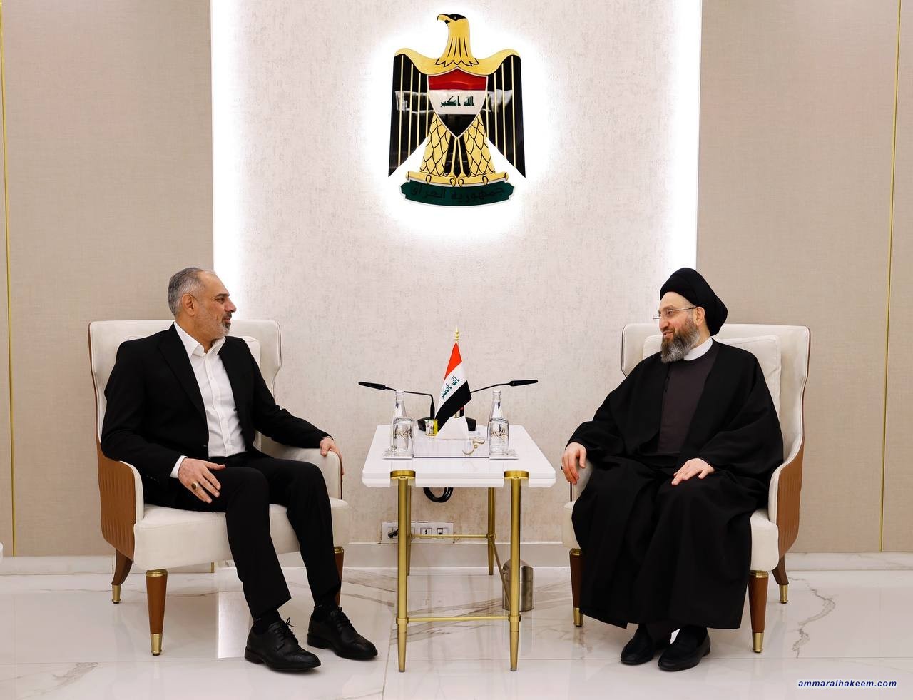 Sayyid Al-Hakeem Receives First Deputy Speaker, Reviews Legislative Role and Constitutional Entitlements