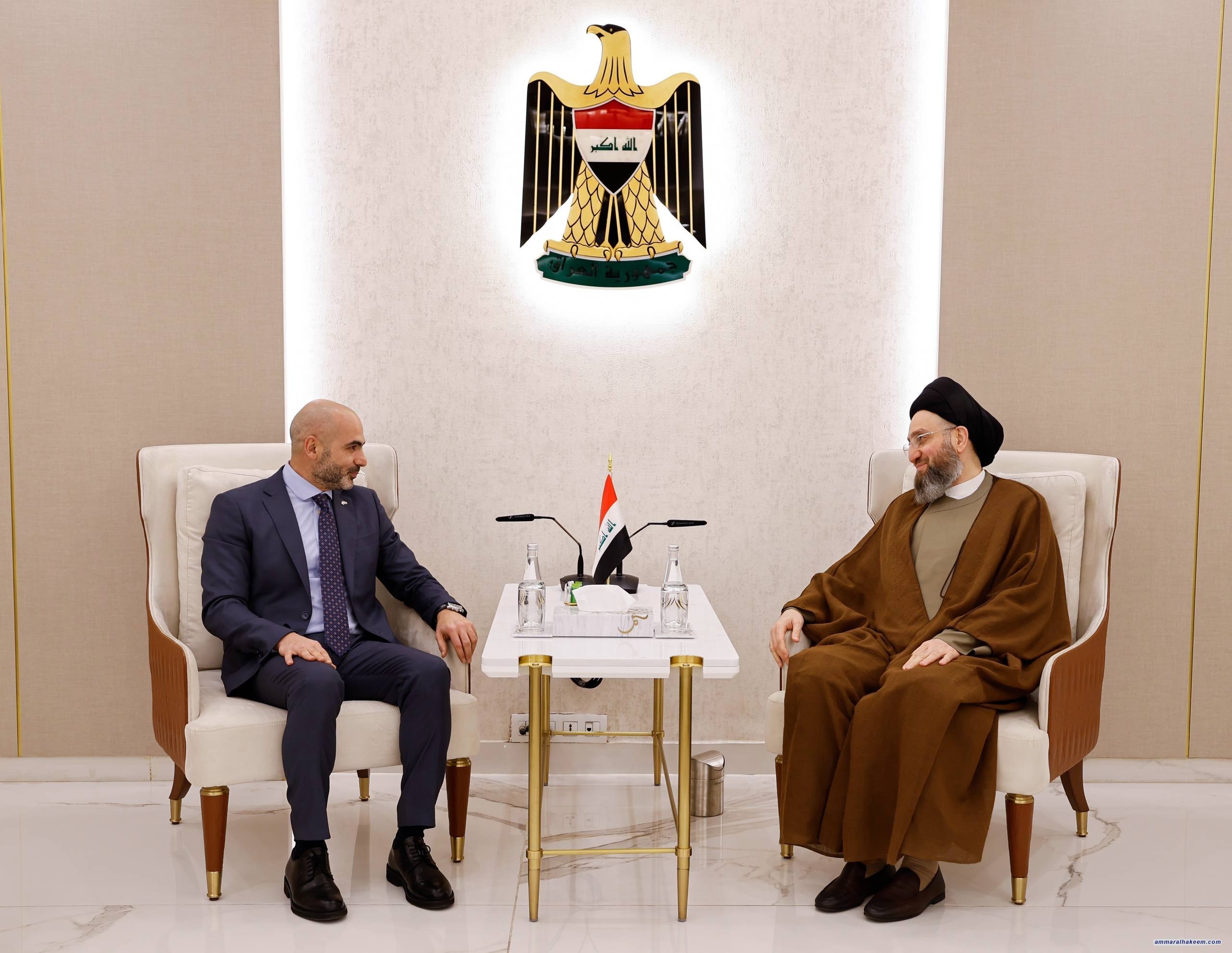 السيد الحكيم يؤكد دعم العراق لـالجمهورية اللبنانية ويدعو إلى وقف الاعتداءات وتعزيز التنسيق لمواجهة التحديات الإقليمية